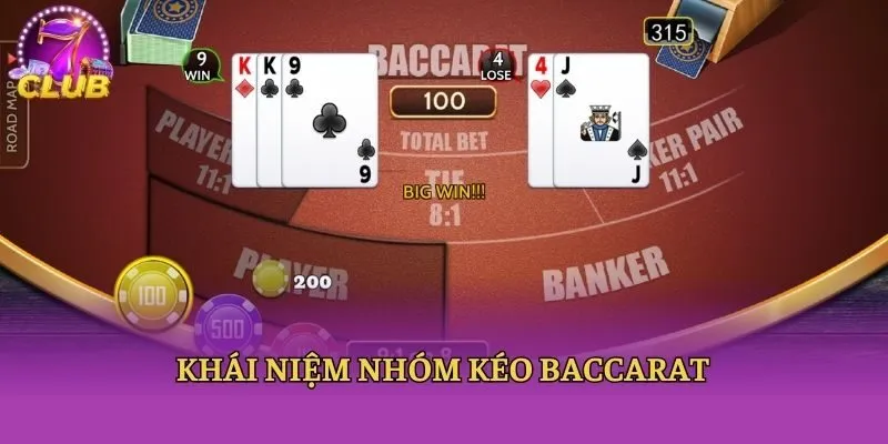 Khái niệm nhóm kéo Baccarat